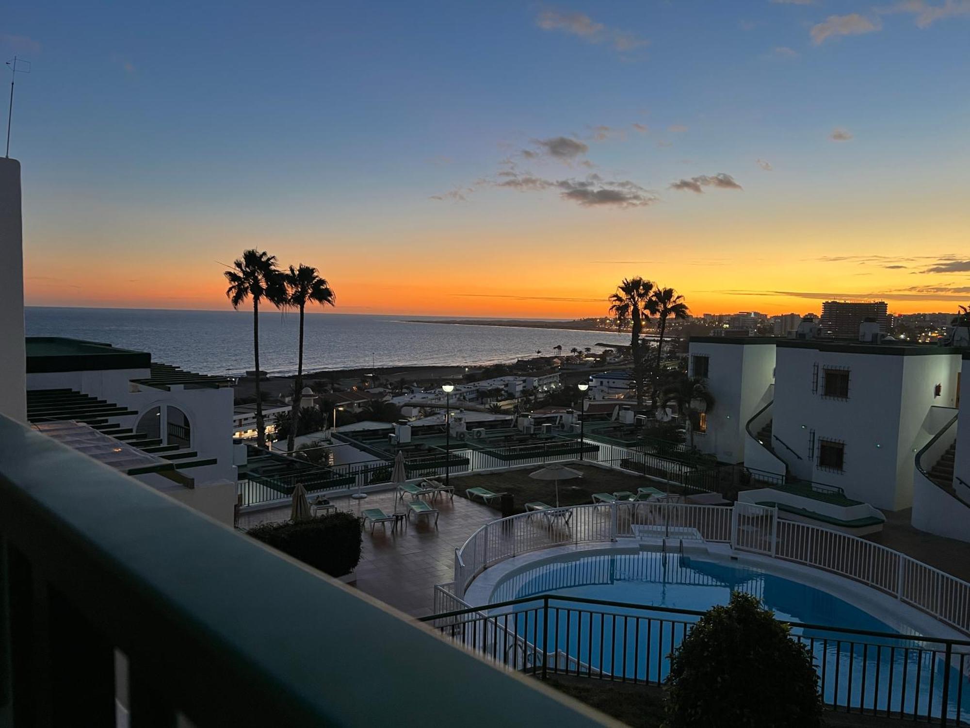 Sea View 2Br Toploctaion Heated Pool 5 Min To Beach San Agustín Exteriör bild