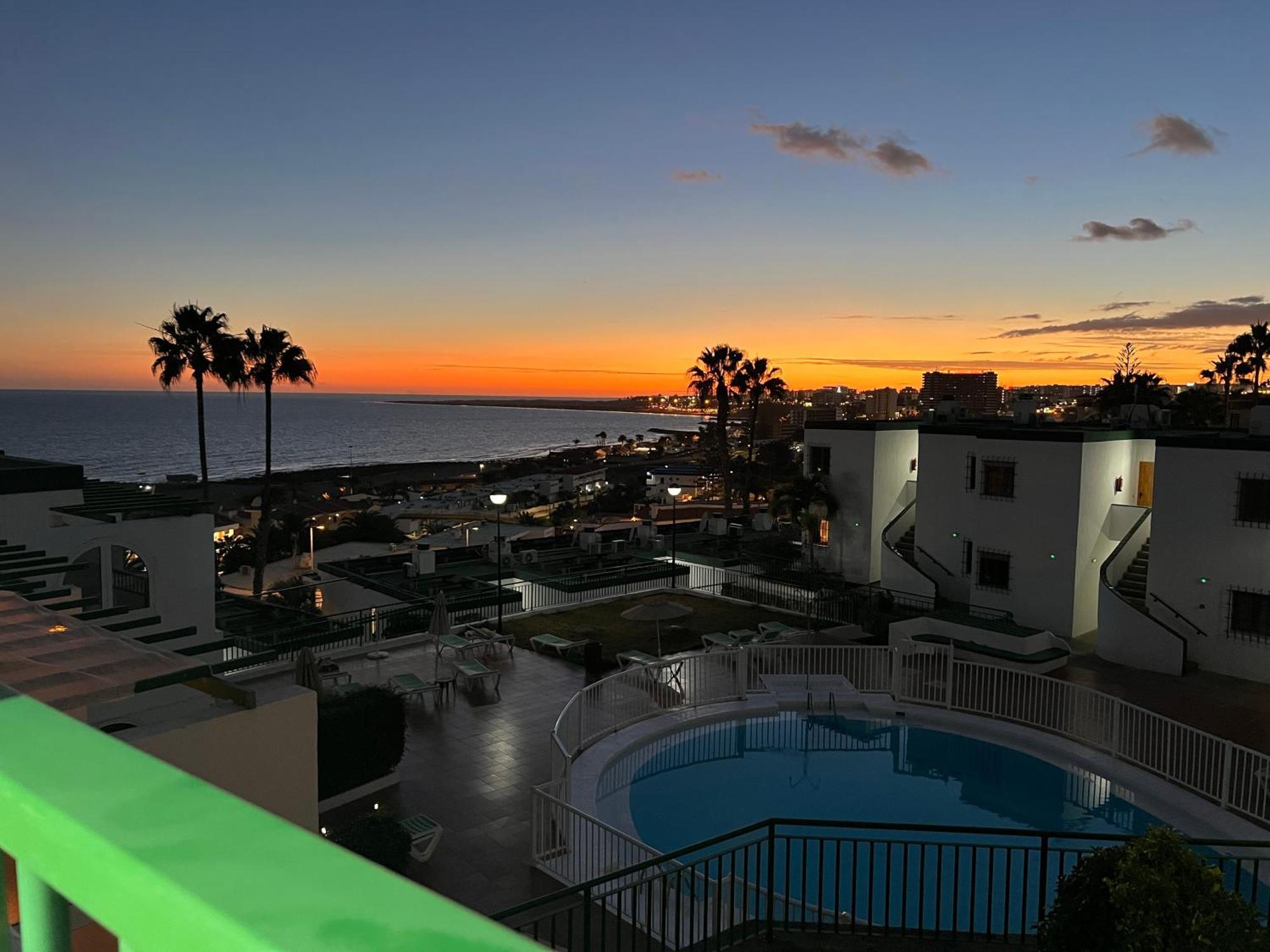 Sea View 2Br Toploctaion Heated Pool 5 Min To Beach San Agustín Exteriör bild