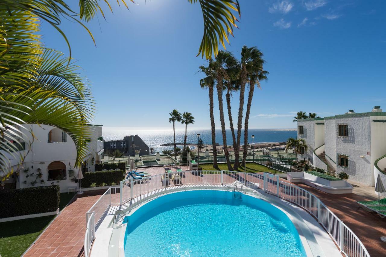 Sea View 2Br Toploctaion Heated Pool 5 Min To Beach San Agustín Exteriör bild