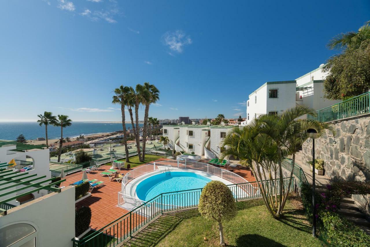 Sea View 2Br Toploctaion Heated Pool 5 Min To Beach San Agustín Exteriör bild